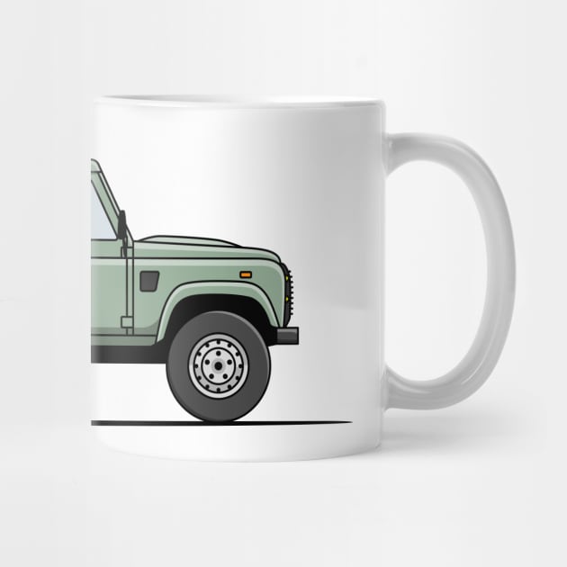 Land Rover Defender - Light Green by JingleSnitch